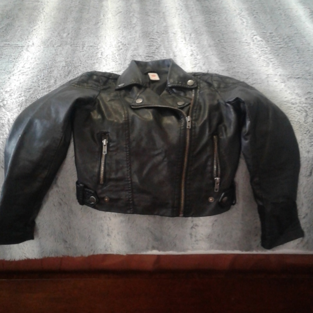 Girls leather jacket
